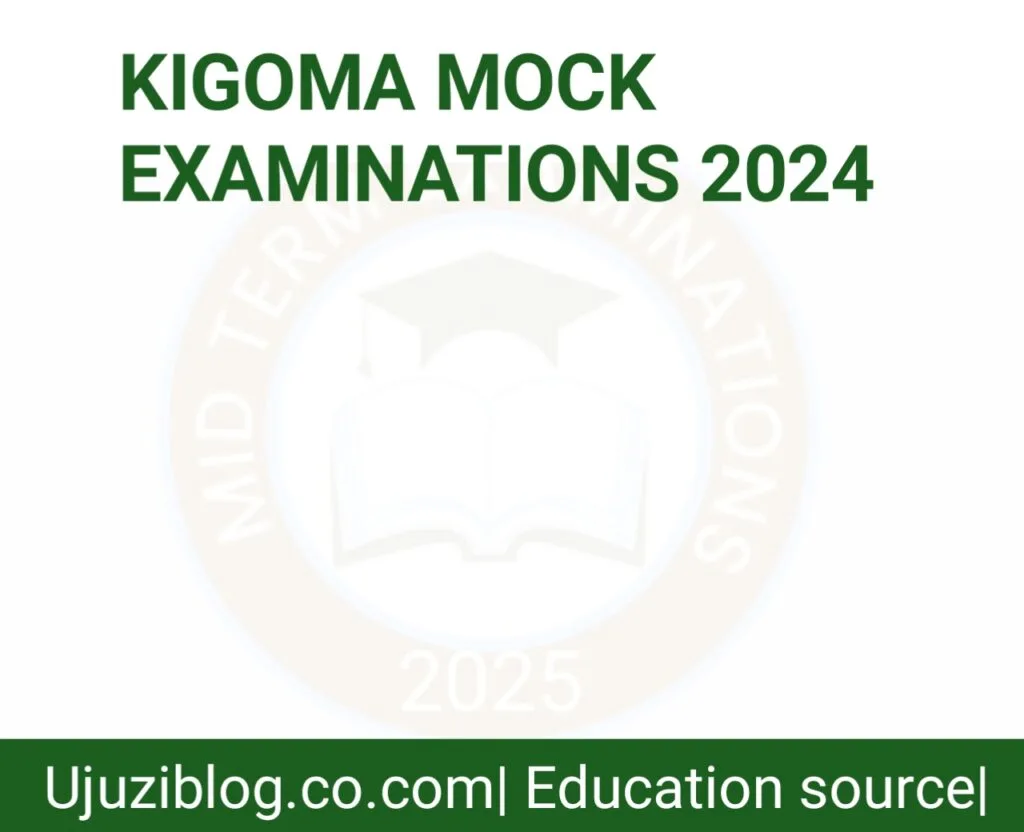 Download Kigoma mock examination pdf 2024