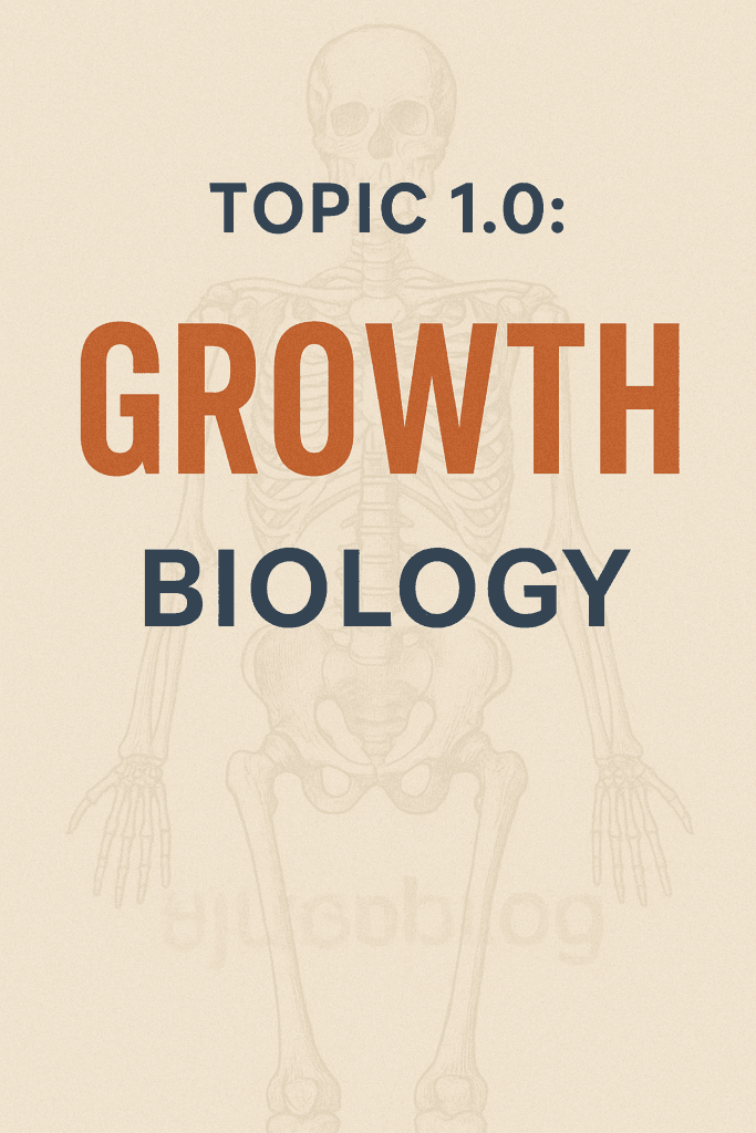 Topic 1.0: Growth – Biology Notes Form 4