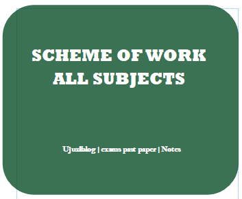 Scheme of work all subjects for secondary schools