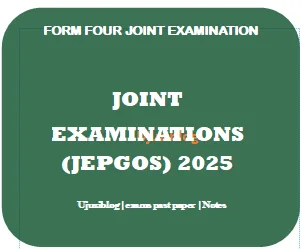 Download form four Joint examinations private and government schools in Tanzania- (JEPGOS) 2025
