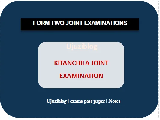 Download all past papers of Form two Kitanchla joint examination march 2025