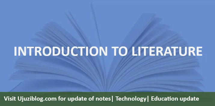 Introduction to literature